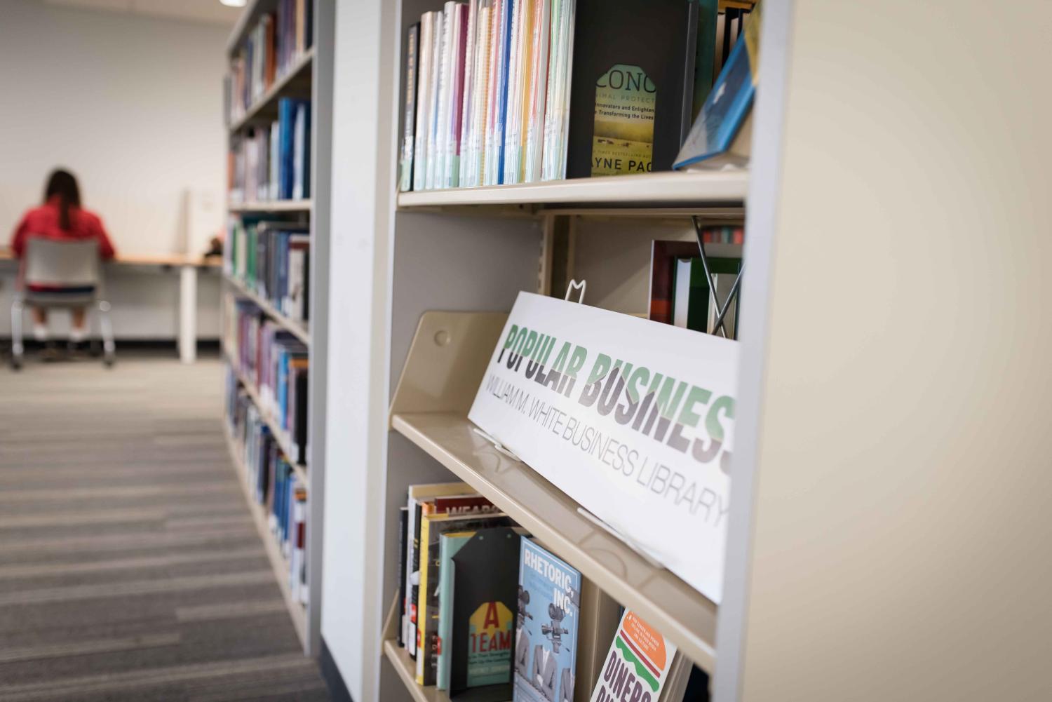 The popular business collection on the stacks