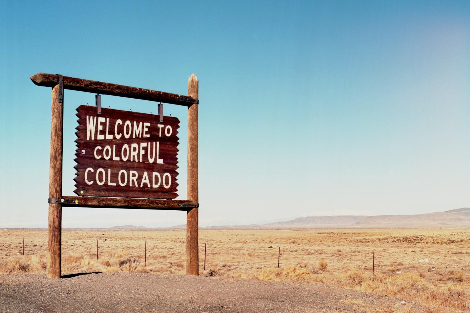 Welcome to Colorful Colorado entrance sign