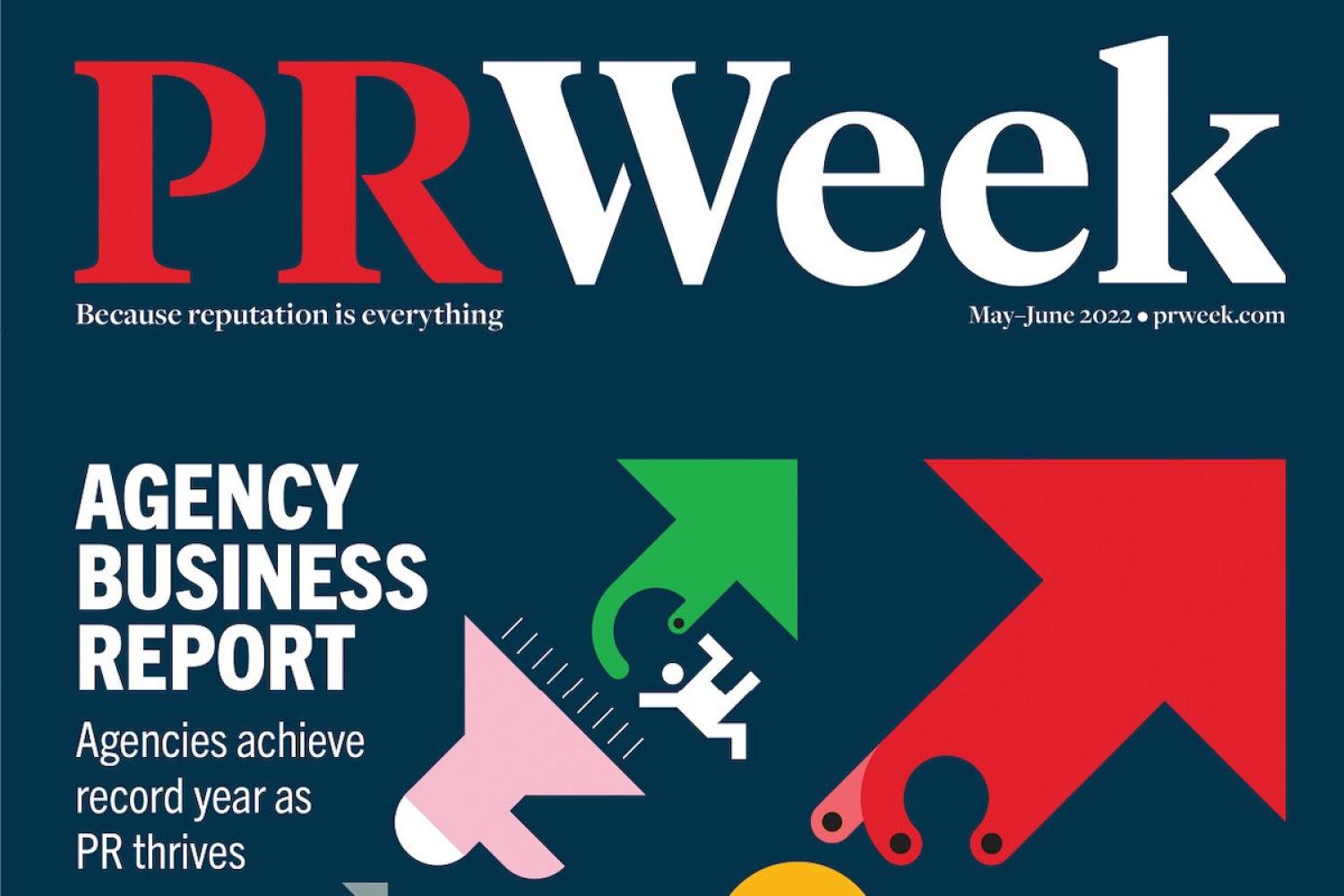 PRWeek May/June 2022 cover