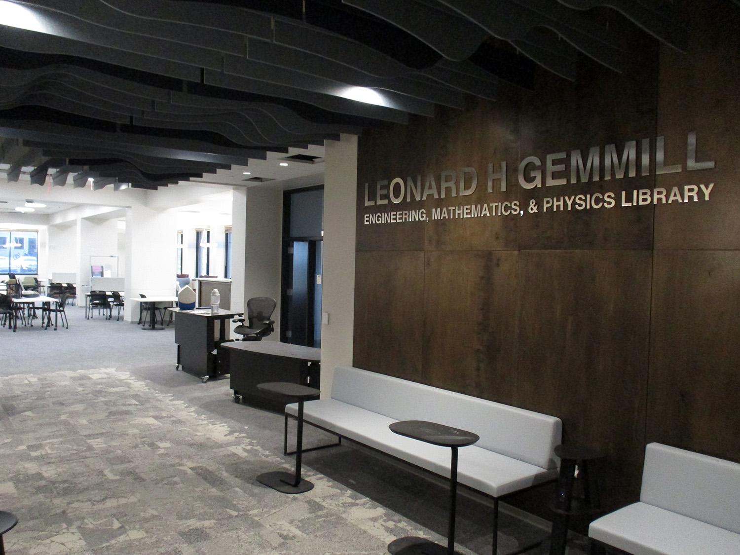 Gemmill Library lobby