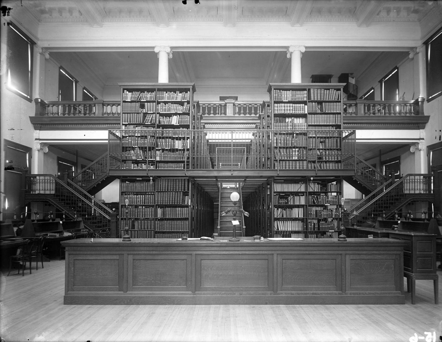 The 1904 library building that became the CU Theater.