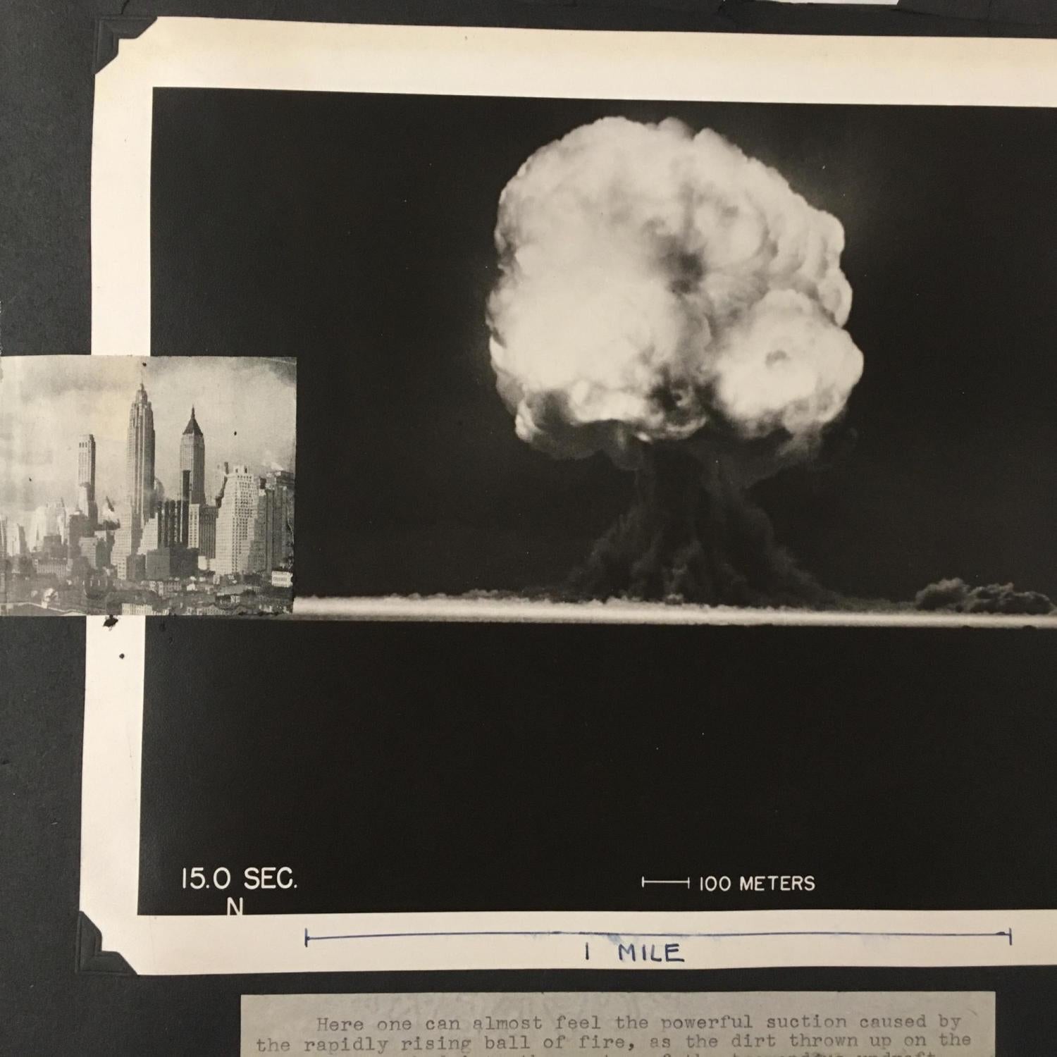 Image of the Trinity Test blast from July 16, 1945