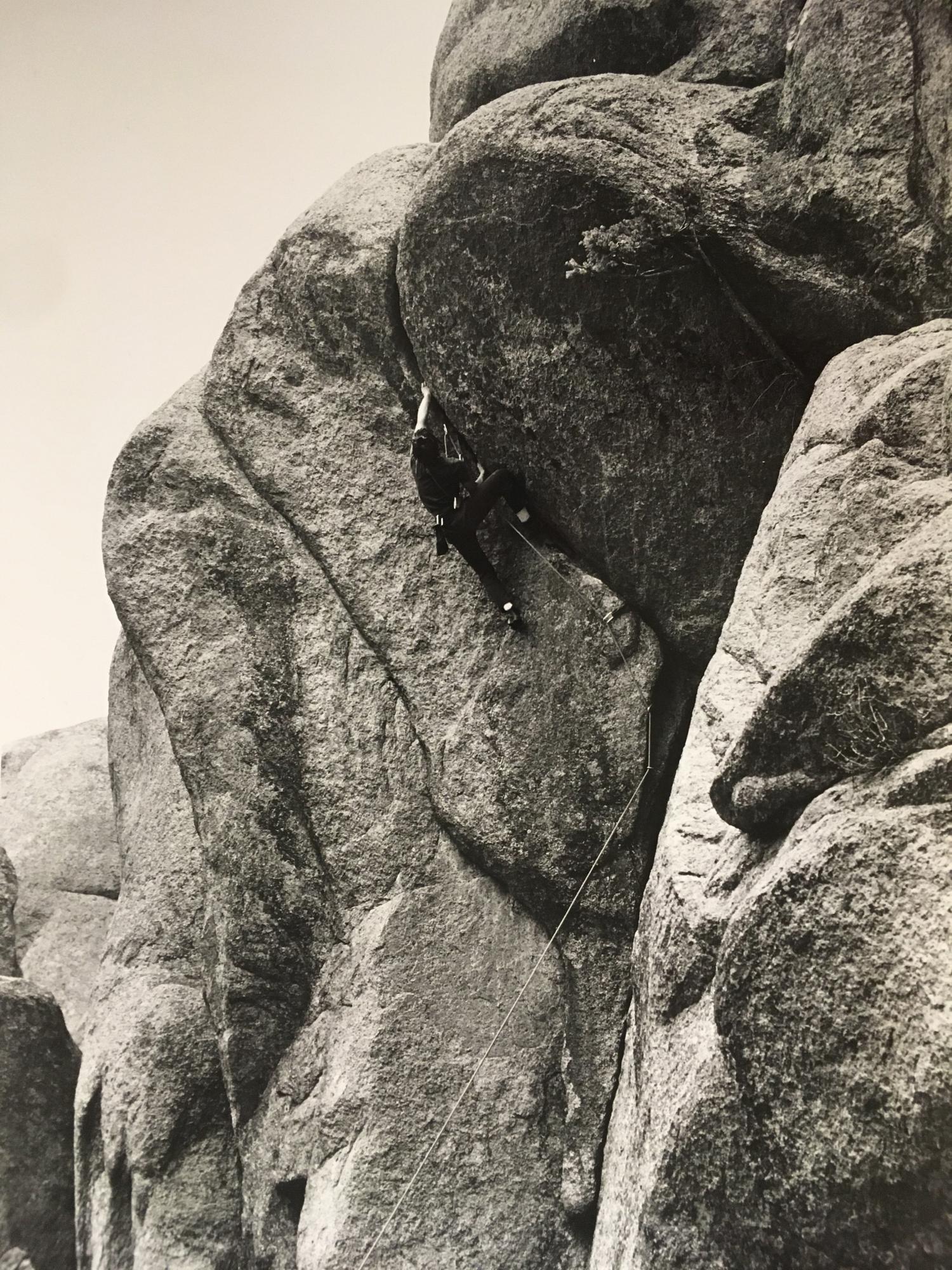 Rock climbing photo from Colorado Outward Bound Program