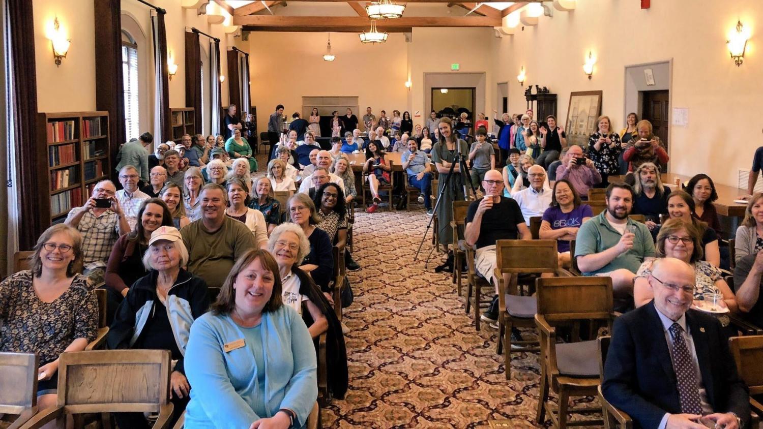 The audience at the Archives Centennial Celebration