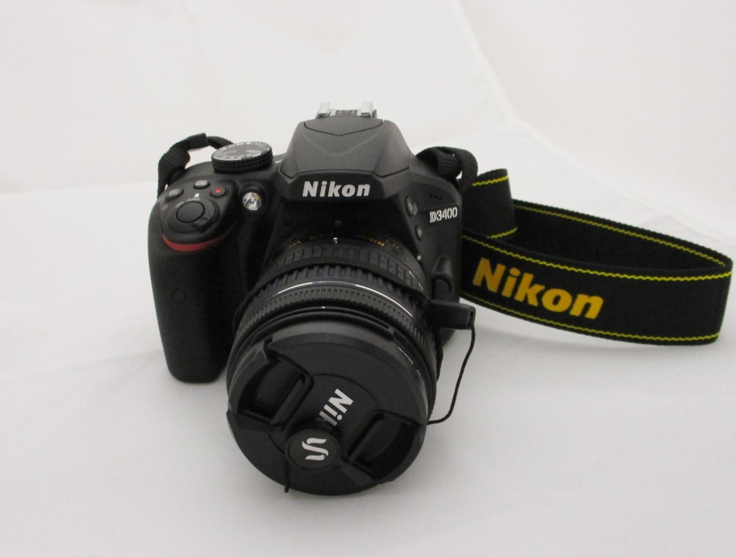 Nikon D3400 DSLR Camera with 18-55mm lens