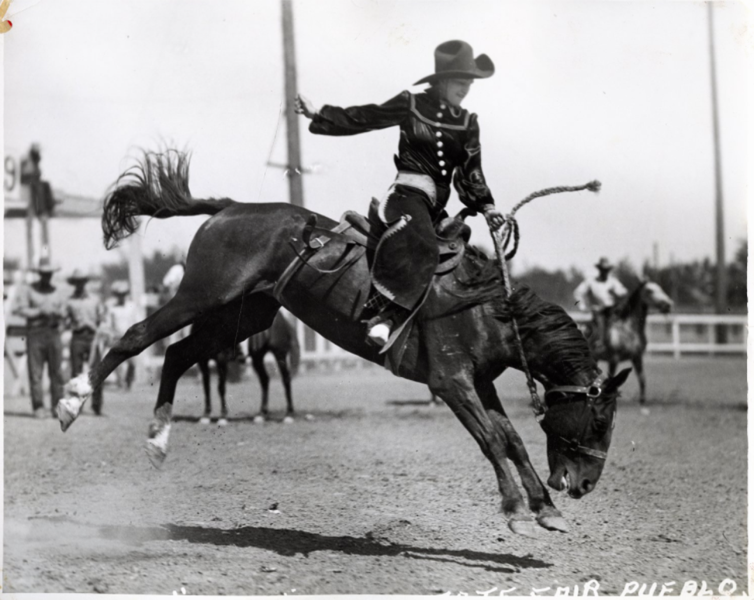 Women on horse 