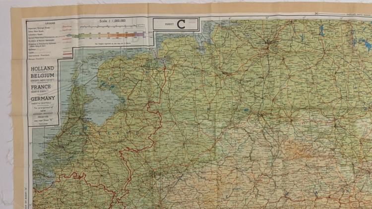 A close up of one of the escapre and engagement maps.