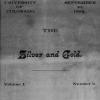Cover of CU Boulder's student newspaper, the Silver and Gold, from 1892